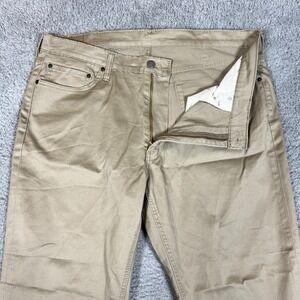 Levis 541 Khaki Pants Mens 38x30 Athletic Fit Casual Chinos Work Trousers Formal